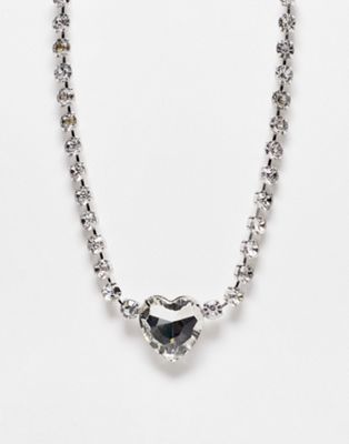 Public Desire The Maggie necklace with heart crystal