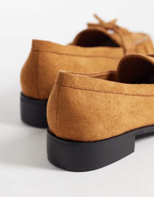 Public Desire – Tilda – Loafer aus Wildlederimitat in Braun, 4 von 4