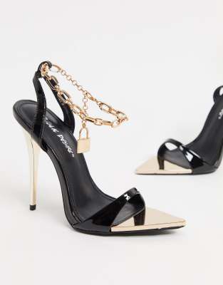 padlock heels