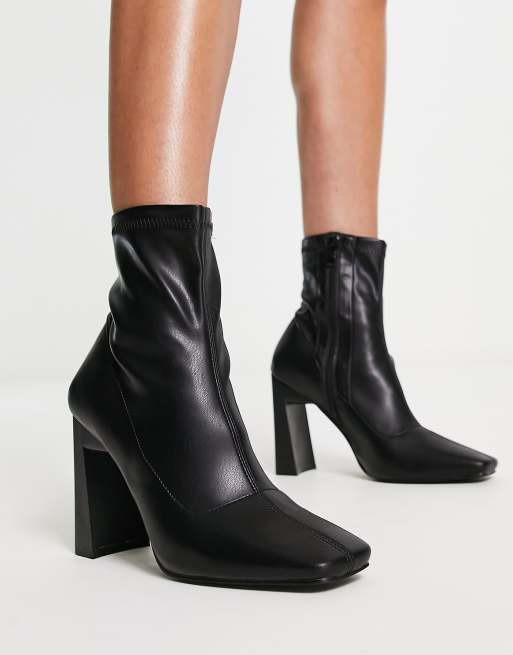 Square toe boots clearance heels