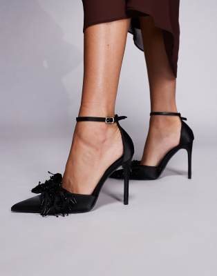  Verde heeled shoes with bowdetail 