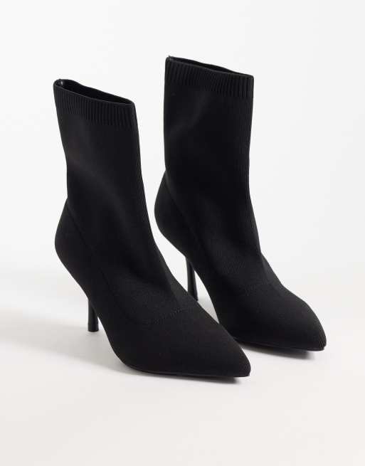Public Desire - Voha - Bottines larges souples à talon aiguille - Noir, 2 de 4