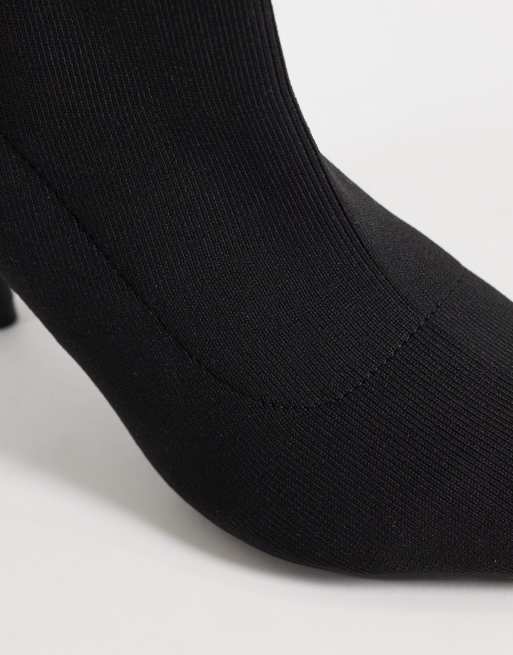 Public Desire - Voha - Bottines larges souples à talon aiguille - Noir, 3 de 4