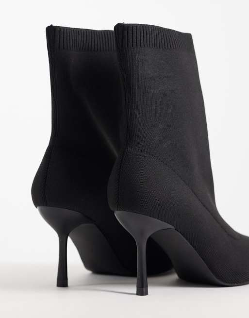 Public Desire - Voha - Bottines larges souples à talon aiguille - Noir, 4 de 4