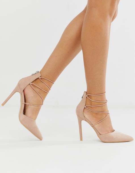 Public Desire - Volt - Chaussures à talon avec liens à nouer