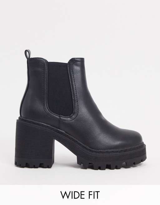 Chunky heel deals ankle boots