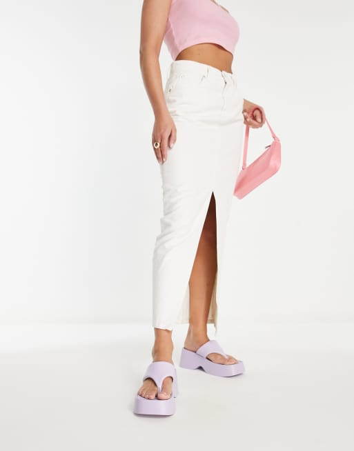 Public Desire Wide Fit - Kaye - Sandales à plateforme chunky - Lilas, 2 de 4