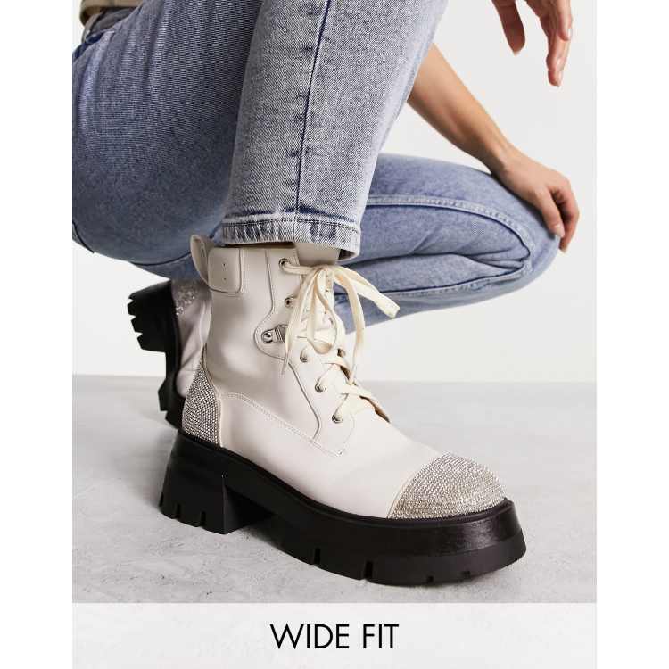 Wide combat boots outlet womens