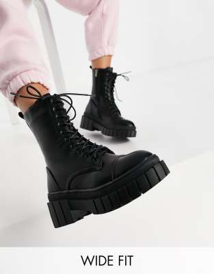 chunky lace ups