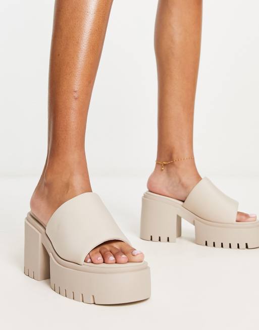 Chunky mule sandals hotsell