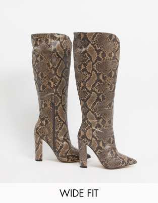 knee high boots snake
