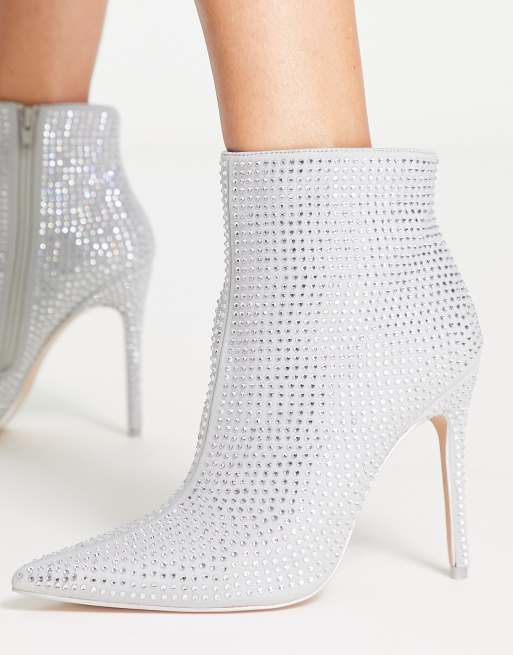 Bling ankle sale booties