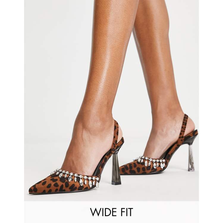 Escarpins shop leopard asos