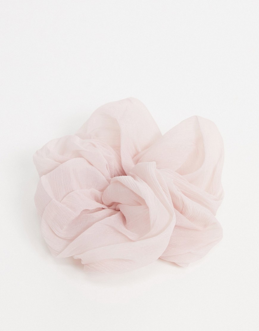 фото Пудрово-розовая резинка для волос kitsch-бесцветный