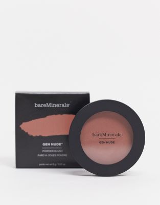 фото Пудровые румяна bareminerals – gen nude (but first coffee)-розовый цвет