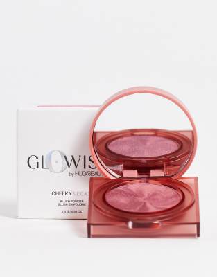 фото Пудровые румяна huda beauty glowish cheeky vegan - berry juicy-красный