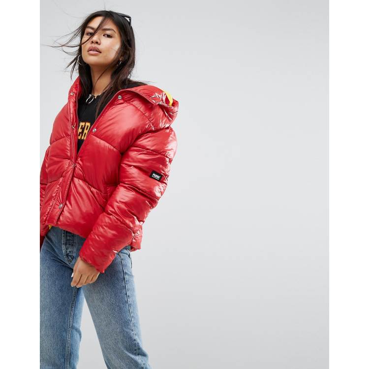 Puffa Oversized Jacket With Hood | ASOS