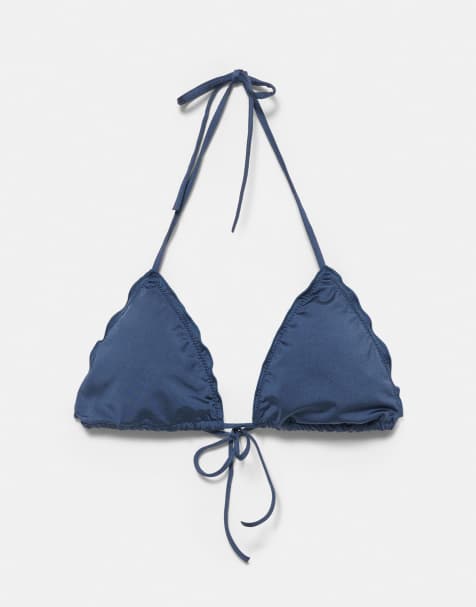 Pull & bear bikini in blue - view 1