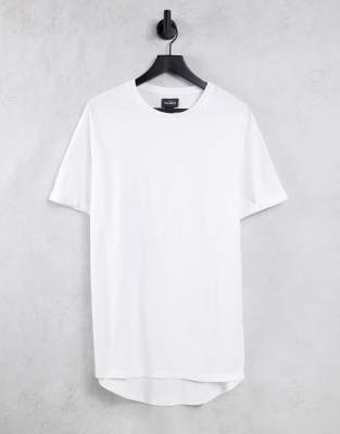 pull and bear longline t shirt