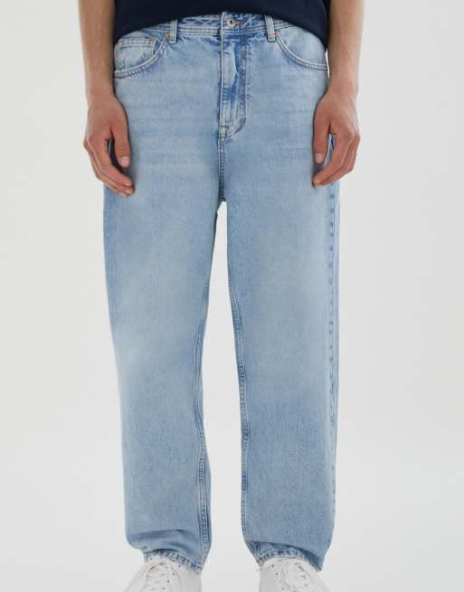 Pull & Bear loose fit jeans in blue | ASOS