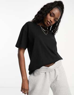 Pull & Bear - Sort oversized T-shirt