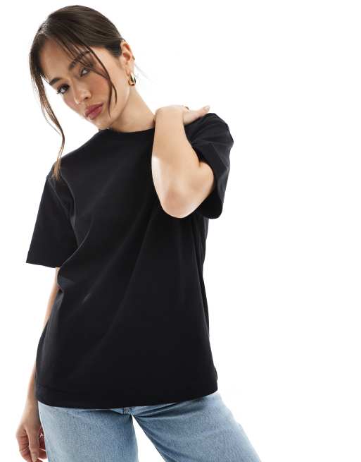 Pull & Bear - Sort oversized T-shirt