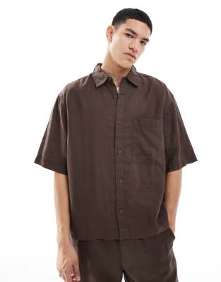 Pull & Bear 100% Linen Shirt