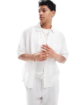 Pull & Bear 100% Linen Shirt