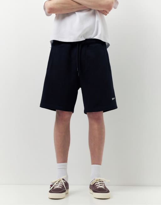 Pull&Bear 2-pack of stwd bermuda short sweatpants in beige, 4 of 4