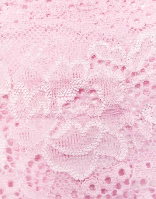 Pull&Bear 2-pack spetsiga hårband med resår i rosa, 2 av 5