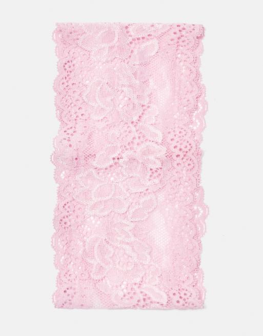 Pull&Bear 2-pack spetsiga hårband med resår i rosa, 3 av 5