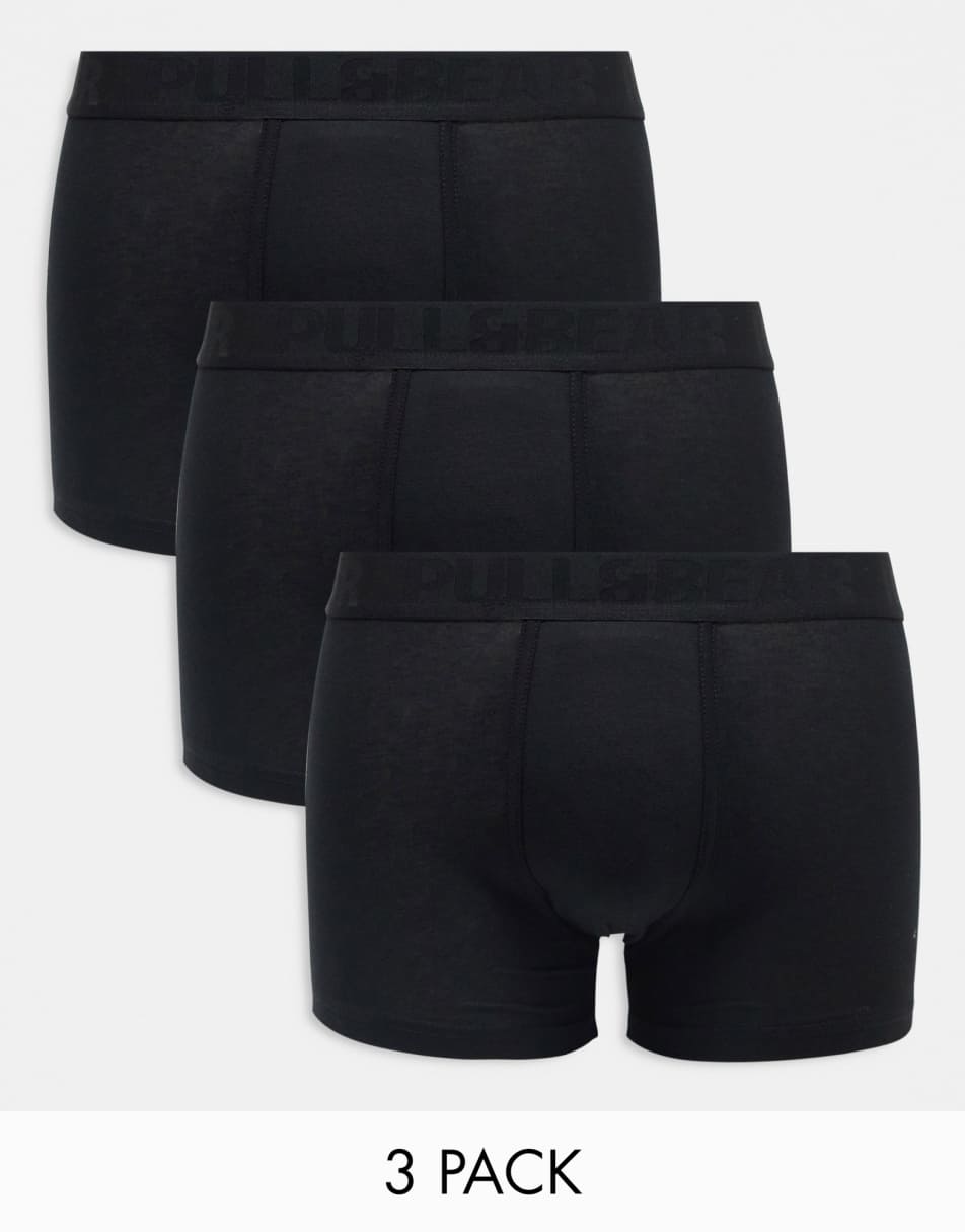 Pack of 3 grey boxers - PULL&BEAR