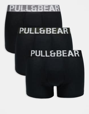 Pull & Bear 3 Pack Boxers