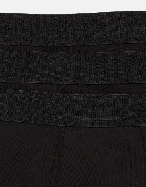 Pull&Bear – 3er-Pack Boxershorts in Schwarz mit „STWD“-Logo, 2 von 4