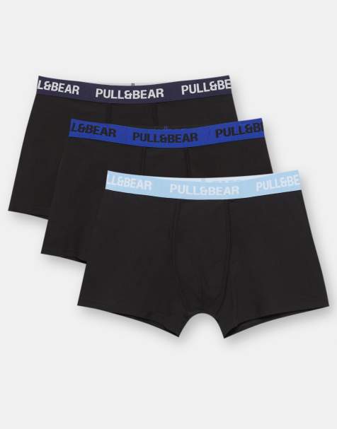 Pull&Bear – 3er-Pack Boxershorts in verschiedenen Farben - view 1