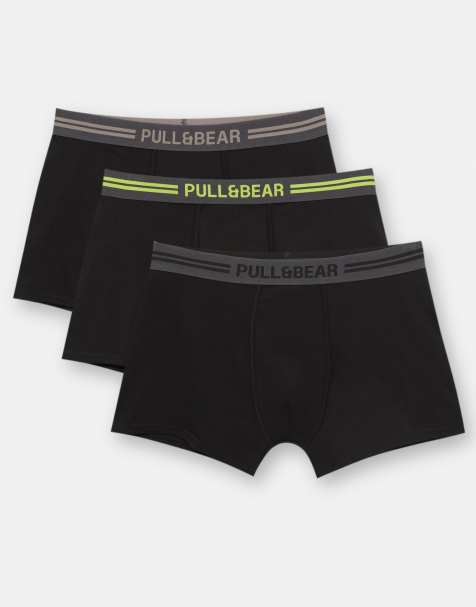 Pull&Bear – 3er-Pack Boxershorts in verschiedenen Farben - view 1