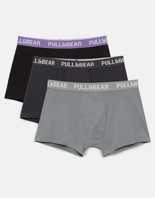 Pull&Bear – 3er-Pack Boxershorts in verschiedenen Farben, 2 von 5