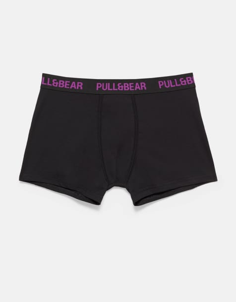 Pull&Bear – 3er-Pack Boxershorts in verschiedenen Farben - view 1