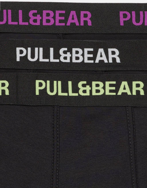 Pull&Bear – 3er-Pack Boxershorts in verschiedenen Farben, 5 von 5