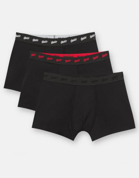 Pull&Bear – 3er-Pack Boxershorts mit kleinem Logo in verschiedenen Farben - view 1