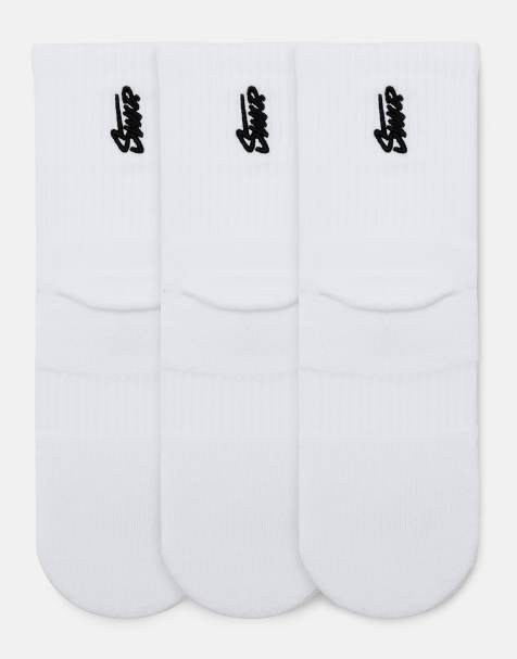 Pull&Bear 3er-Pack stwd-Socken in Weiß - view 1