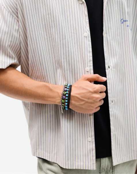 Pull&Bear – 4er-Pack Armbänder in verschiedenen Farben - view 1