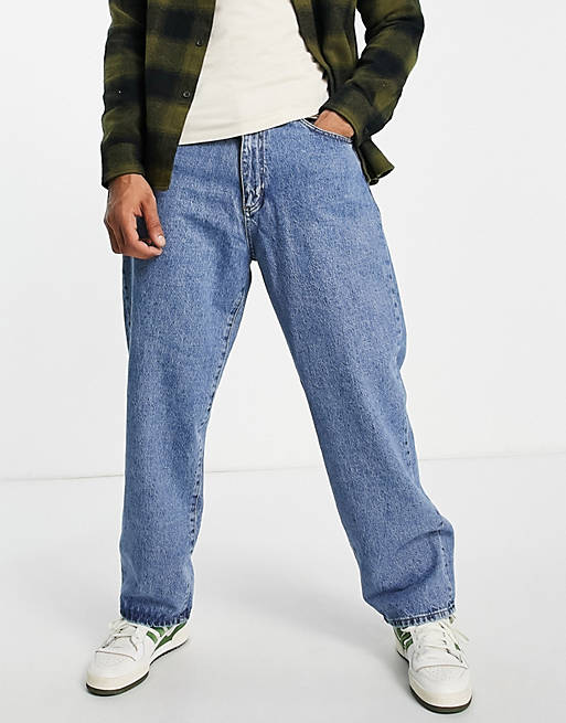 Pull&Bear - 90's baggy jeans in blauw