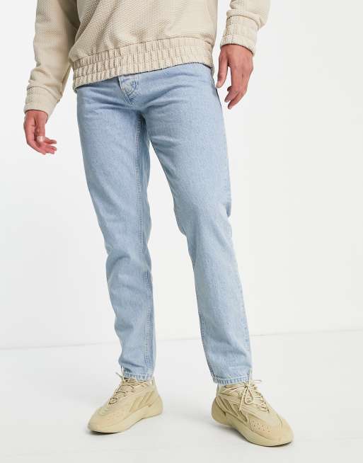 Pull&Bear 90s slim fit jeans in blue ASOS