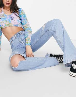 pull and bear straight leg jeans