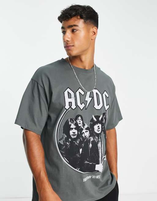 Pull&Bear – AC/DC – Blow Up Your Video – Svart t-shirt