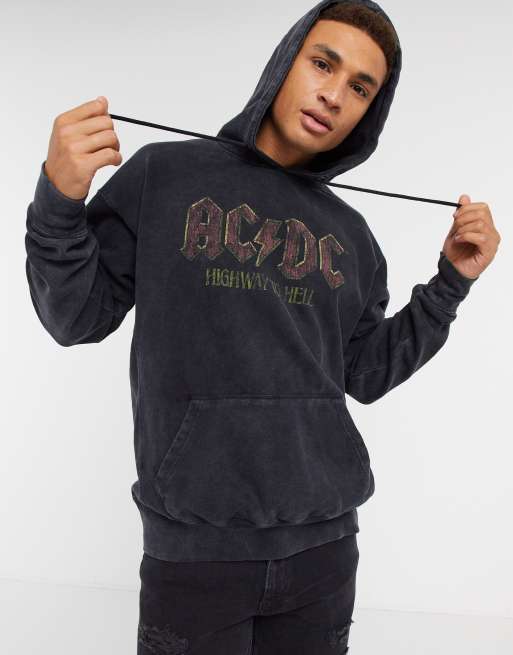 Ac dc sweatshirt pull clearance and bear