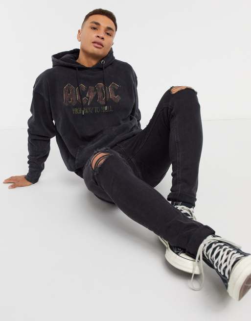 Ac dc hoodie pull and bear new arrivals