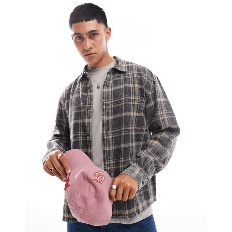 極美品　ANCELLM CHECK PULL OVER SHIRT ANCELLM／アンセルム／DAMAGED FLANNEL CHECK SHIRT | ガーデン(GARDEN