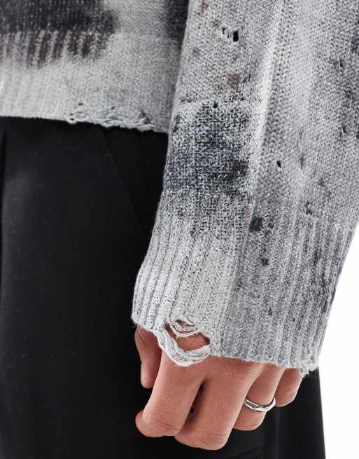 Cashmere Knitwear 360 Cashmere Tie Dye Sweater Tie Dyed Cardigan